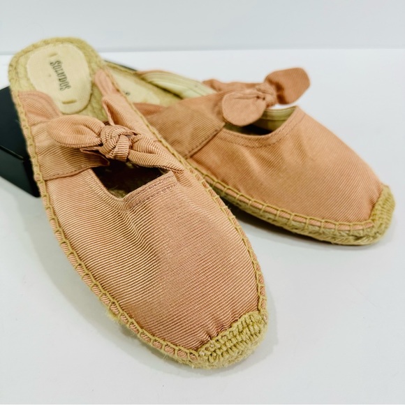 NWOT SOLUDOS ROSE COLOR SLIP ON ESPADRILLE MULES WOMENS SIZE 8 1/2 SHOES COMFY - Picture 2 of 9
